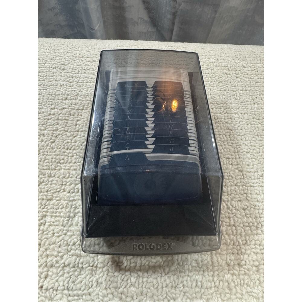 Rubbermaid Rolodex Desktop File Organizer Alphabet Dividers - Unused Cards